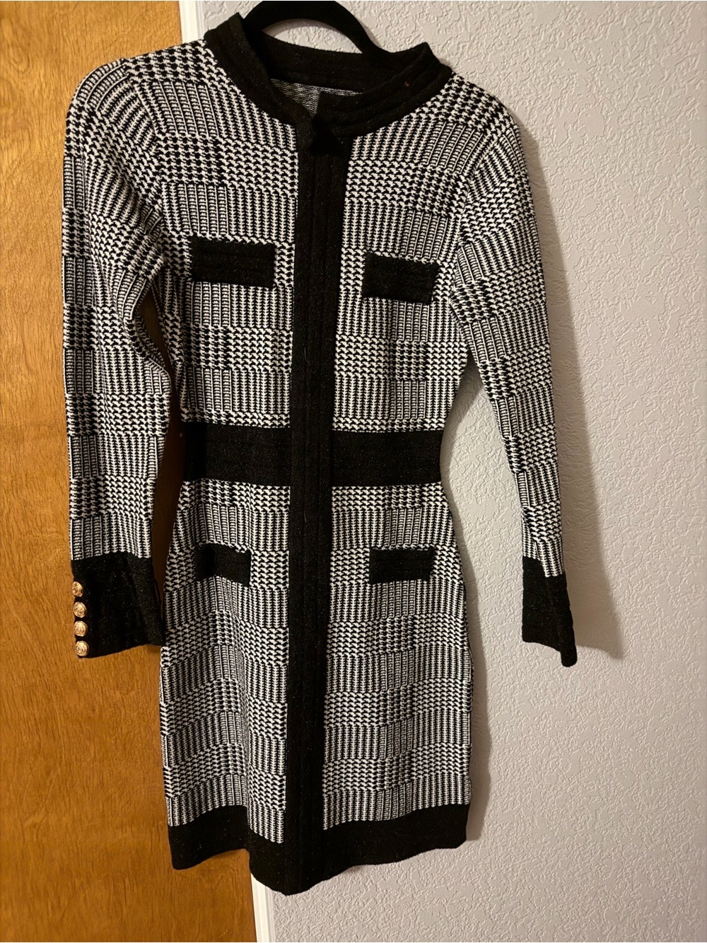 Knit sweater dress